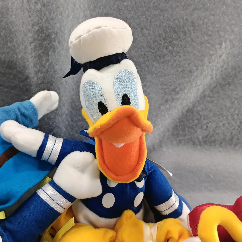 Donald Duck Bean Bag Characters 65th Anniversary Disney Store 4 In Hat W Tags